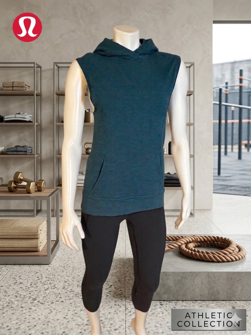 Lululemon Blissed Out Sleeveless Hoodie Size 4
